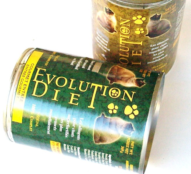 Evolution vegan cat food
