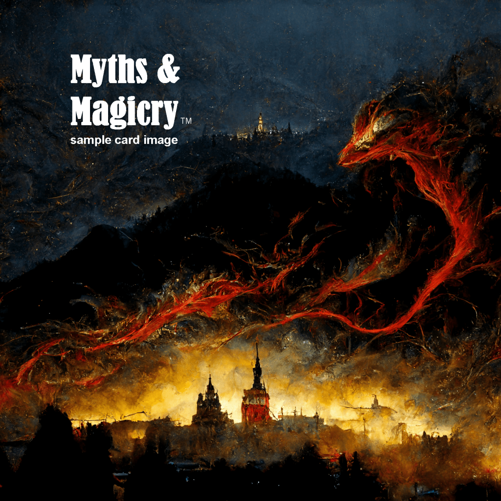 "Fire Dragon" image for Myths & Magicry game